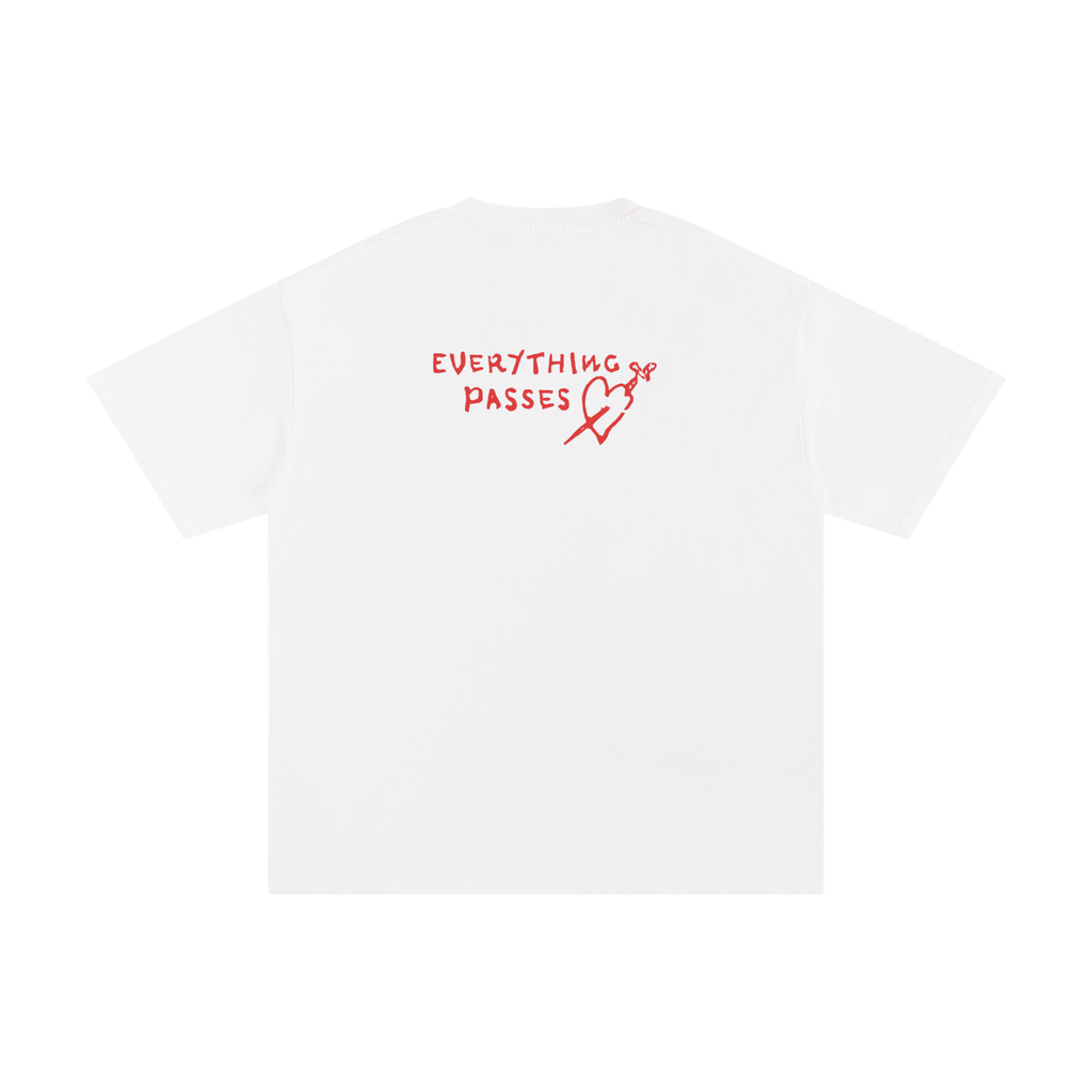 HEART TEE - WHITE