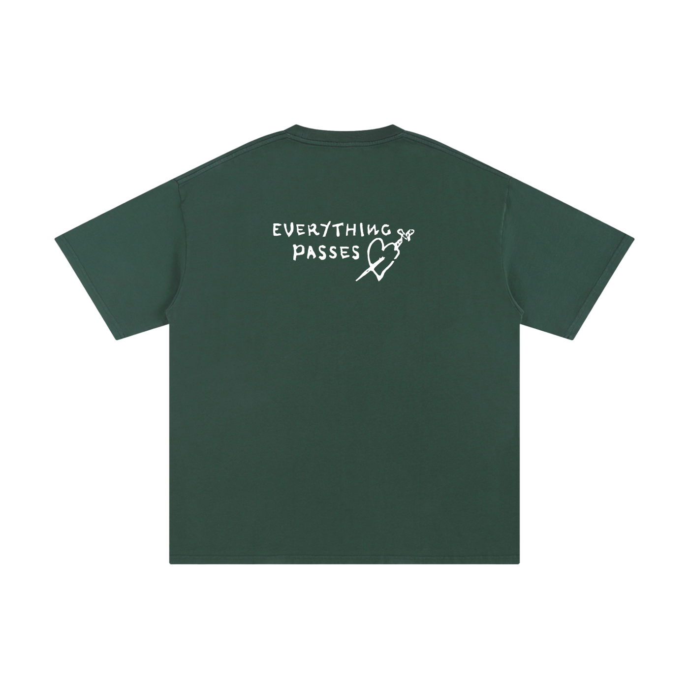 HEART TEE - FOREST