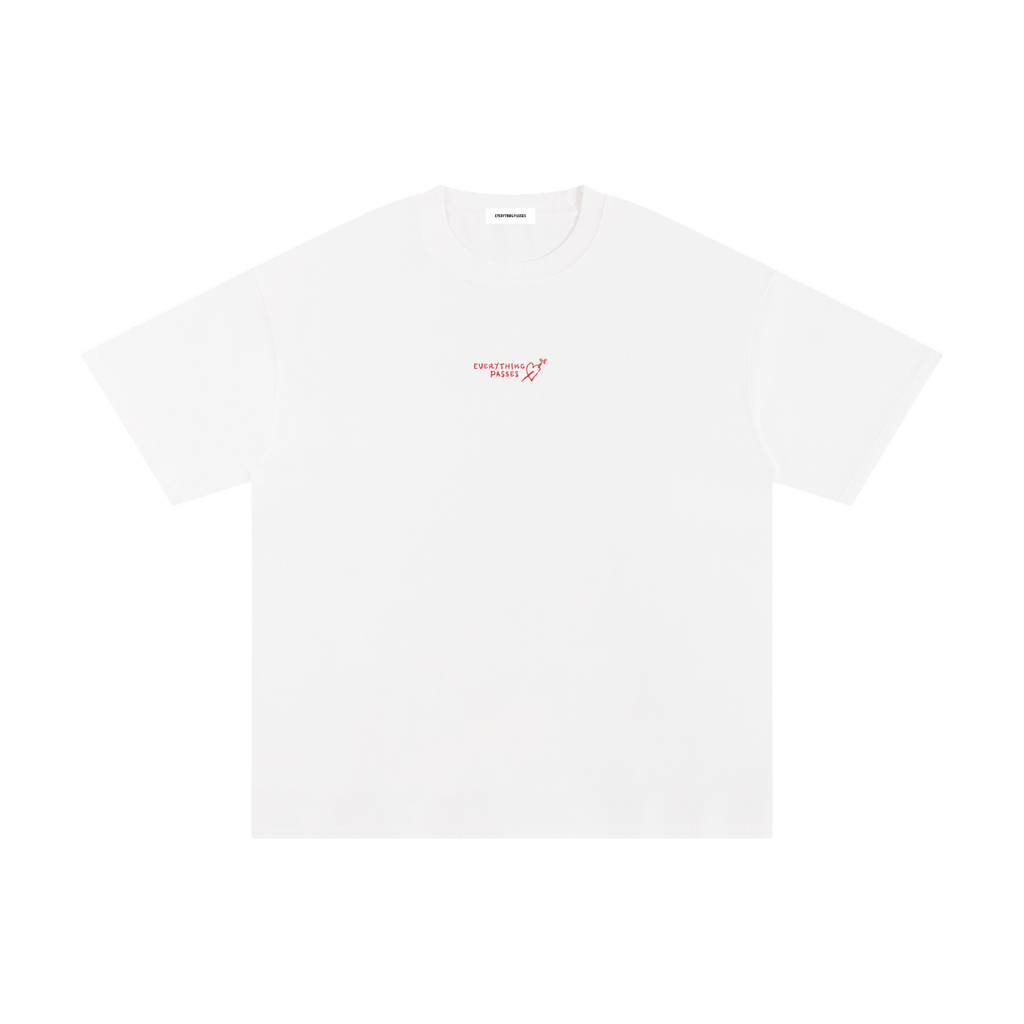 HEART TEE - WHITE