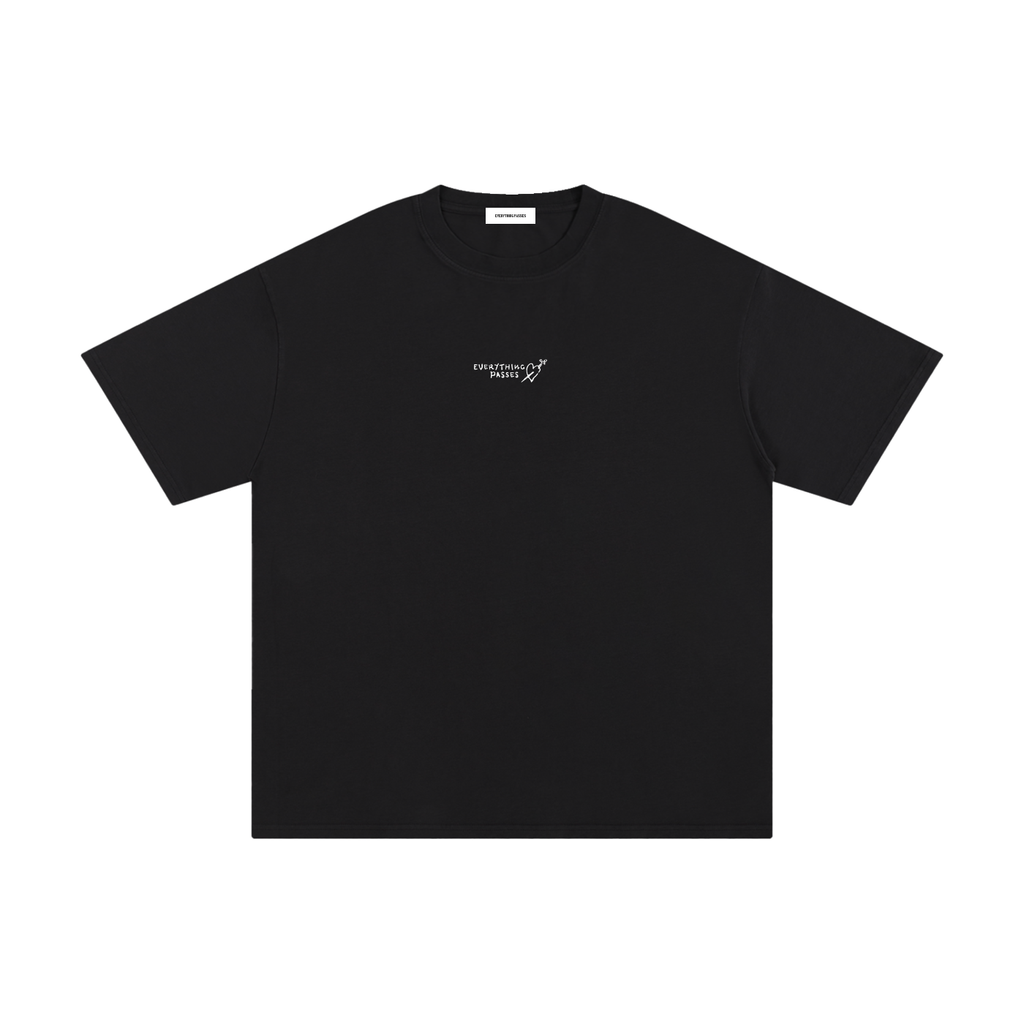 HEART TEE - BLACK